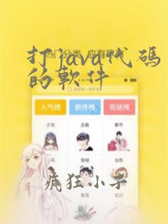 打java代码的软件