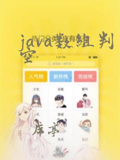 java数组判空