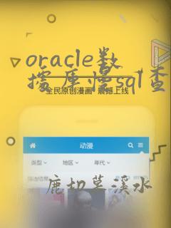 oracle数据库慢sql查询