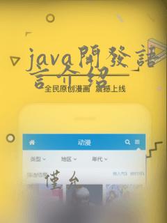 java开发语言介绍
