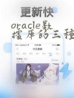 oracle数据库的三种文件组成