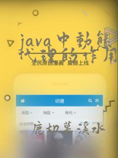 java中动态代理的作用