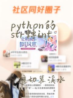 python的str转int