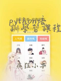 python培训学习课程