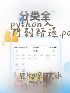 python入门到精通.pdf