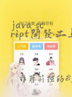 java script开发工具