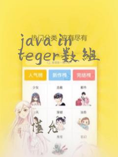 java integer数组