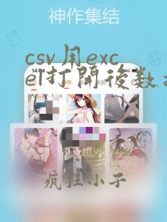 csv用excel打开后数据只显示科学计数