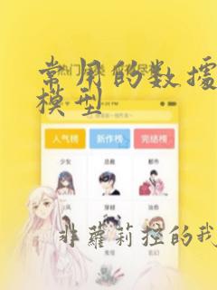 常用的数据挖掘模型