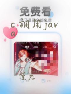 c 调用java