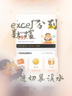 excel分列数据