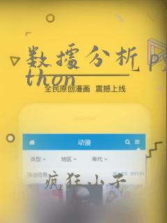 数据分析 python