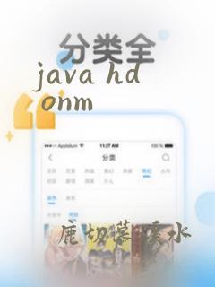java hd onm