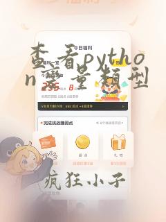 查看python变量类型