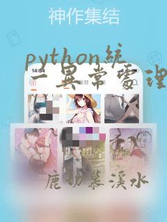 python统一异常处理