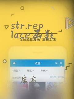 str.replace函数