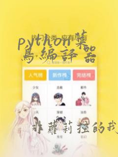 python菜鸟编译器
