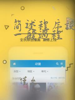 简述程序设计的一般过程