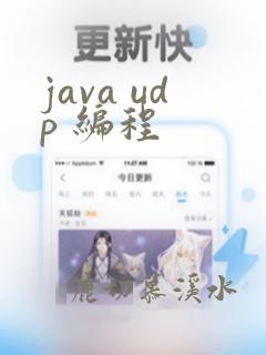 java udp 编程