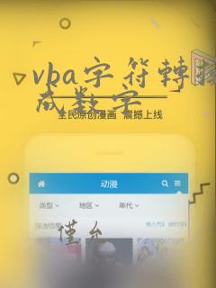 vba字符转换成数字