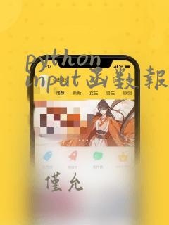 python input函数报错