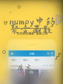numpy中的聚合函数