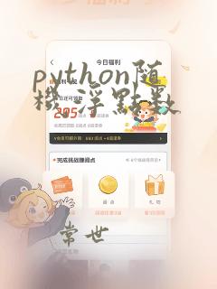 python随机浮点数