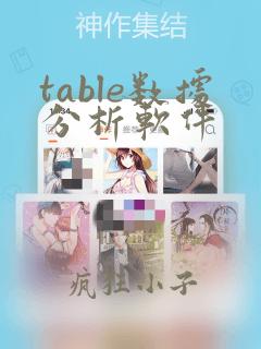 table数据分析软件