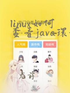 linux如何查看java环境变量