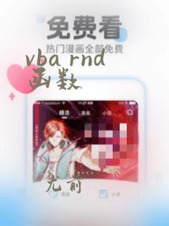 vba rnd函数