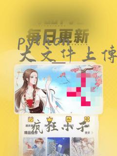 python 大文件上传