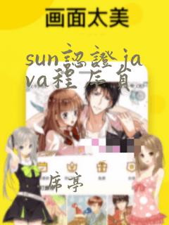 sun认证java程序员