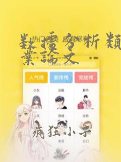 数据分析类的毕业论文
