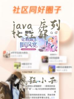 java 序列化注解