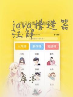 java构造器注解