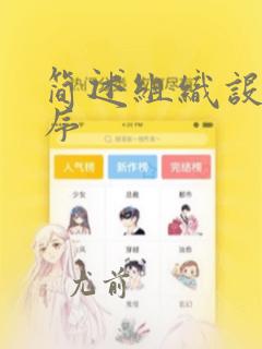 简述组织设计程序