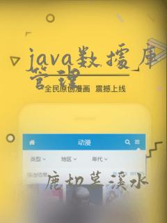 java数据库管理