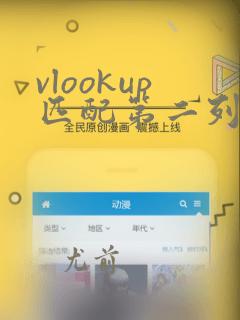 vlookup匹配第二列数据