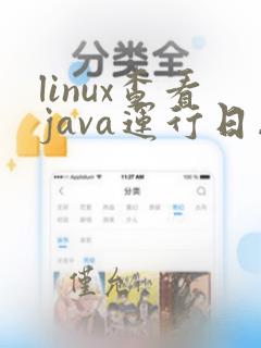 linux查看java运行日志