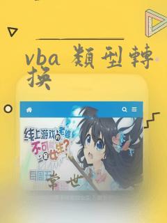 vba 类型转换