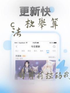 c   枚举算法