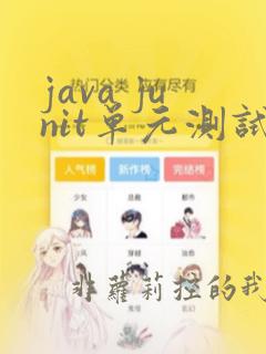 java junit单元测试