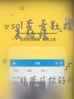 sql查看数据表结构