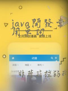 java开发常用单词