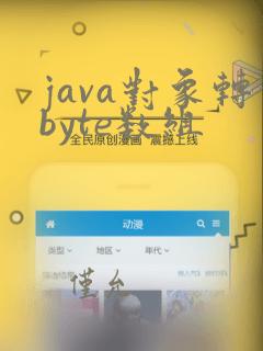 java对象转byte数组