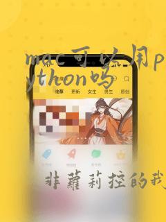 mac可以用python吗