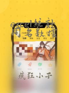 excel统计同名数据