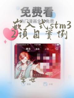 嵌入式stm32项目实例