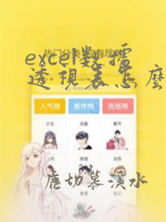 excel数据透视表怎么计算出现的次数