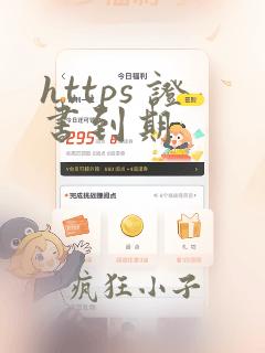 https 证书到期